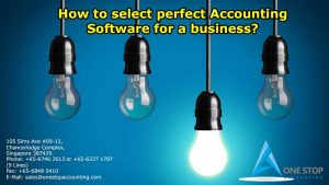 How to select perfect Accounting Software for a business
